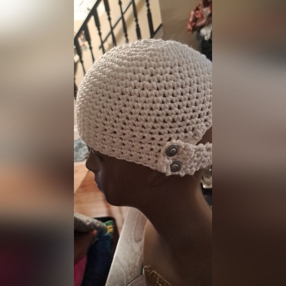 Handmade One of a Kind Stylish Ponytail Hat